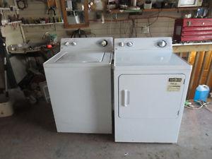 G/E super capacity washer and dryer pair
