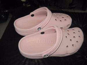 Genuine Pink Crocs Shoes - Size 8 - 9