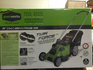 Greenworks Twinforce Cordless Lawnmower
