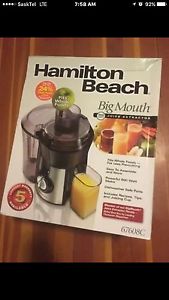 Hamilton Beach Juicer, New