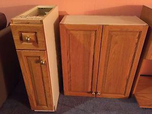 Honey Oak kitchen cabinets