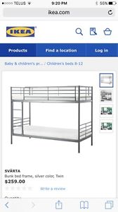 IKEA Metal bunk bed