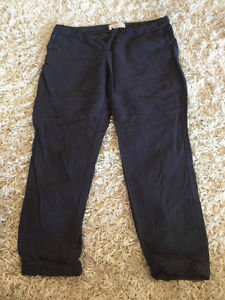 Joie - Navy Blue Linen Pant