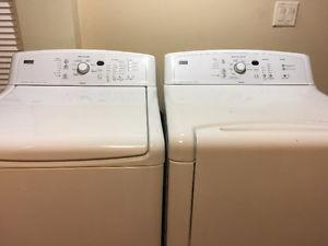 Kenmore washer and dryer for sale 8 years old free delivery.