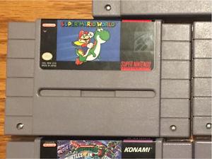 Mario worlds super nintendo (snes)