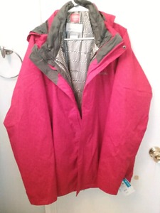 New Red Columbia Jacket value is $ Asking $100 OBO