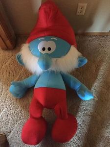 New giant Papa Smurf stuff toy, toys plush stuffed The
