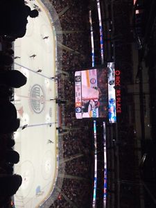 Oilers vs Sharks Centre Ice