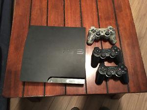 PS3 and 3 contollers