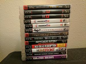 PS3 games - 14 total - $40