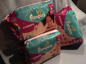 Pampers Diapers- size 5 & 6