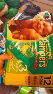 Pampers size 3.