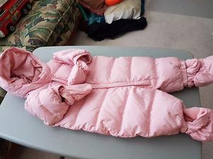 Pink Snowsuit - Baby Gap 0-6 months