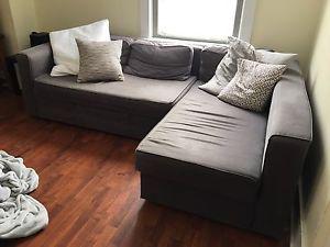 Pull-Out L Couch for Sale