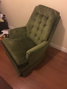 Rocking cushioned chair, good condition