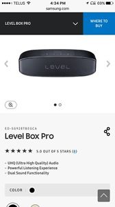 Samsung level Box Pro