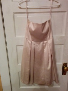 Short silk formal dress