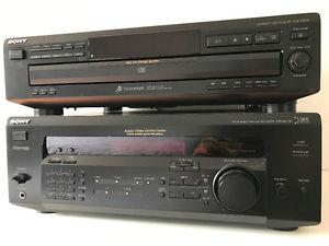 Sony Receiver and 5 Discs CD Player