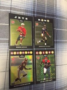  Topps Chrome Football Rookie Cards - 2 X Factors