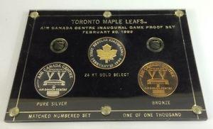 Toronto Maple Leafs Air Canada Centre Inagurual Game Proof