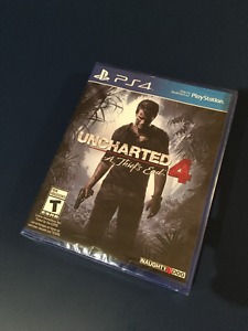 Uncharted 4: A Thief's End for PS4 (Brand new, unopened)