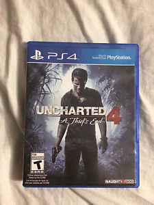 Uncharted 4 ps4 game