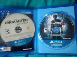 Uncharted the whole series- 4 games in perfect condition