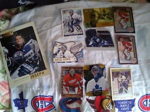 Variety of Toronto Maple leafs cards...