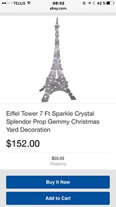 Very Unique Shimmering Eiffel Tower