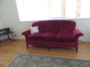 Vintage Sofa and Chair