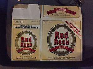 Vintage red rock beer case never used!!!