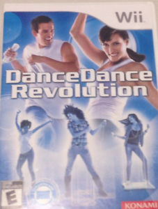 Wii Dance Dance Revolution game.