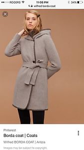 Wilfred coat size medium