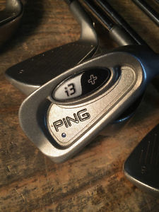 golf clubs Ping I3 plus 2-pw plus SW.