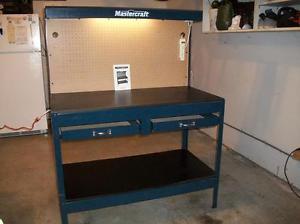 mastercraft 2 drawer tool bench