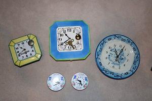 10 Variety Antique Clocks