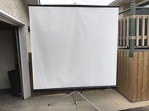 10' folding projector screen