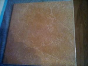 12 x 12 orangeish porcline tile