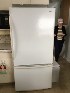 18.1 ft fridge with bottom freezer