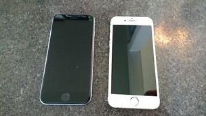 2 iPhone 6's 16gb excellent condition rogers