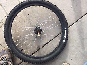 24 inch front tire. Light weight and good quality