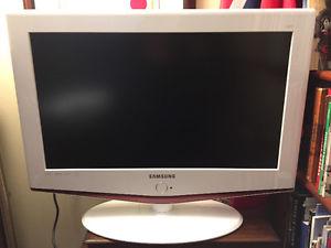 26-in Samsung LED Designer TV with Remote, inputs.