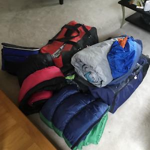 3 TENTS, 2 SLEEPING BAGS and more...