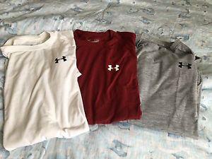 3 under armor t-shirts $20