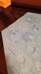 3D printed Catan board (unpainted)