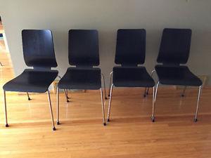 4 IKEA dining chairs