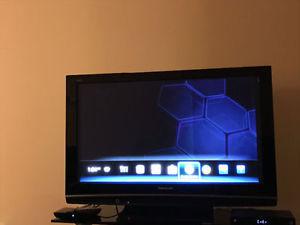 42" Panasonic Plasma TV full HD with stand and Sony Android