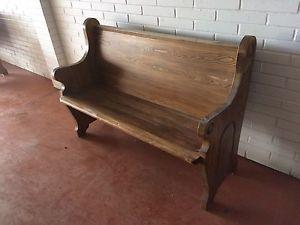 Antique Church Pew - Hall bench