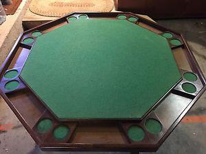Antique poker table