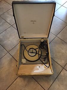 Antique suitcase style record player